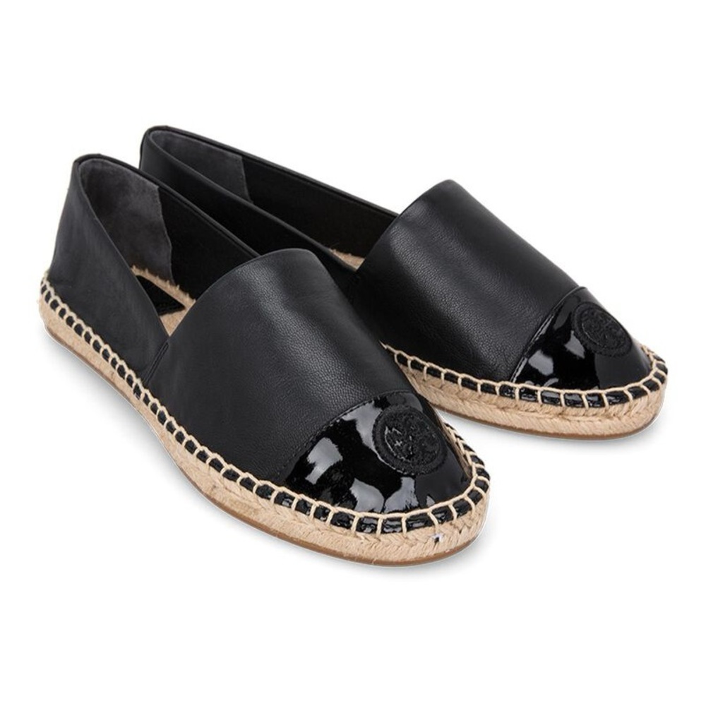 Tory Burch / Color Block Espadrille / Black / 8